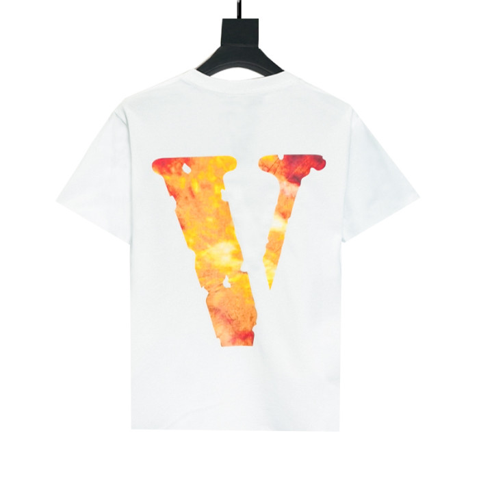 Lava letters tie-dye print short sleeve tee 2 colors