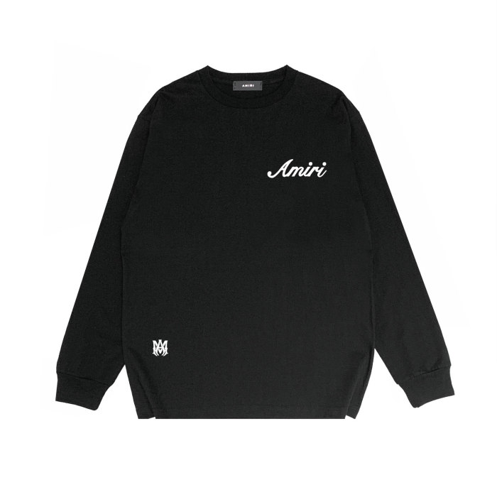 [buy more save more] New font print lower left logo in long sleeve T-shirt 20 colors 22237359