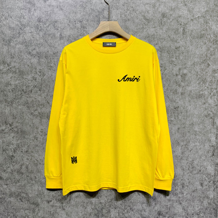 [buy more save more] New font print lower left logo in long sleeve T-shirt 20 colors 22237359