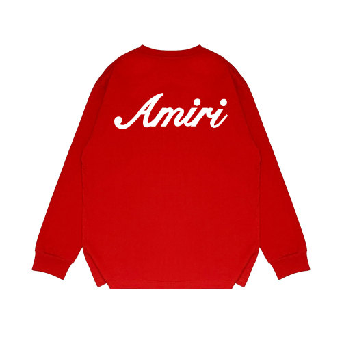 New font print lower left logo in long sleeve T-shirt 20 colors