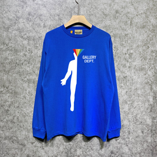 Half Face Printed Long Sleeve Tee multiple colors