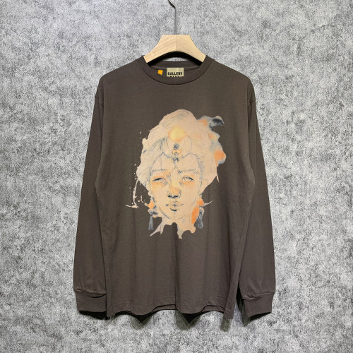 Smiling woman print pullover sweatshirt multiple colors