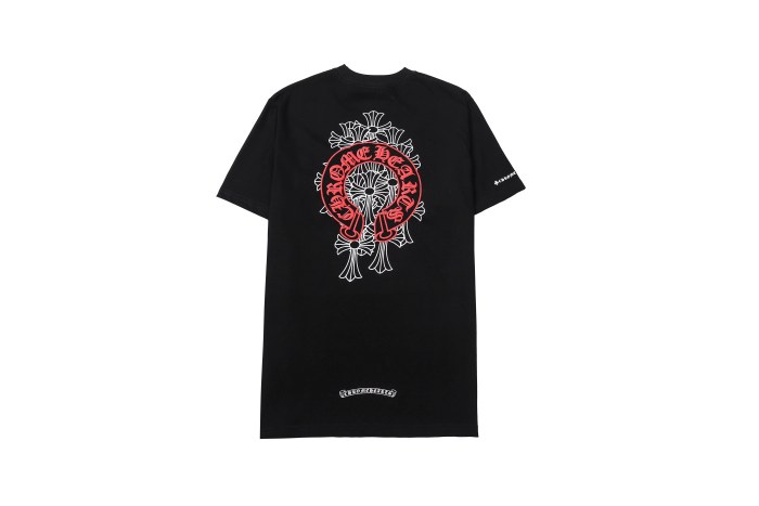 1:1 quality version red horseshoe logo tee-