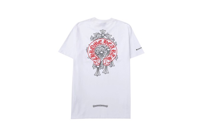 1:1 quality version red horseshoe logo tee-