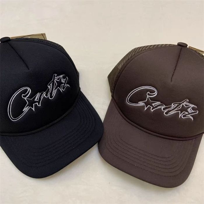 Croteiz Classic Latte Grey and Blue Cap