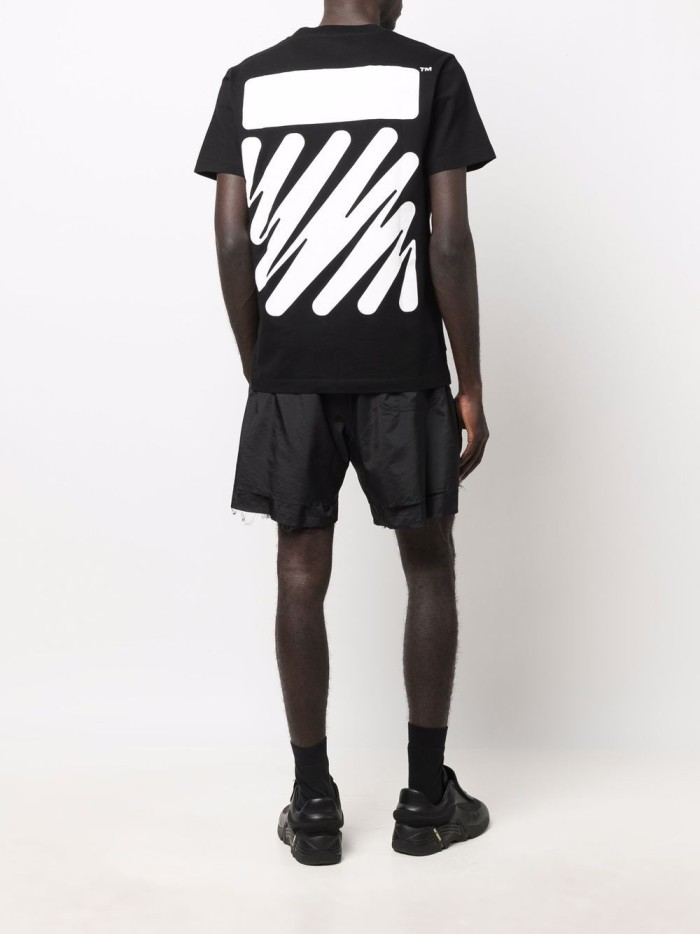 Doodle striped short sleeves