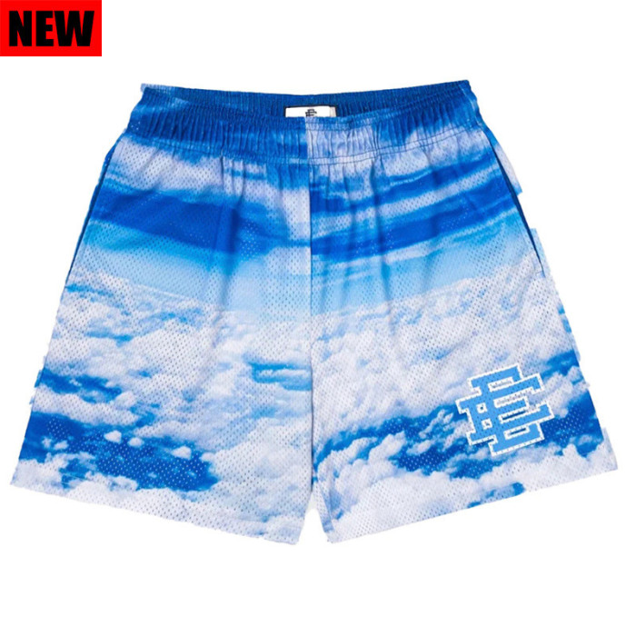  Cloud Color Breathable mesh printed shorts 3 colors