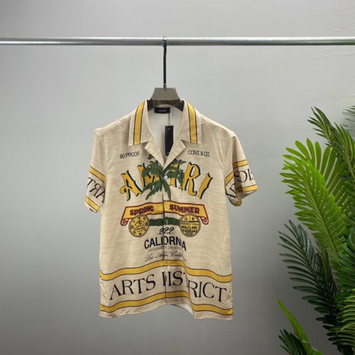 Hawaiian-inspired floral blouse shirt