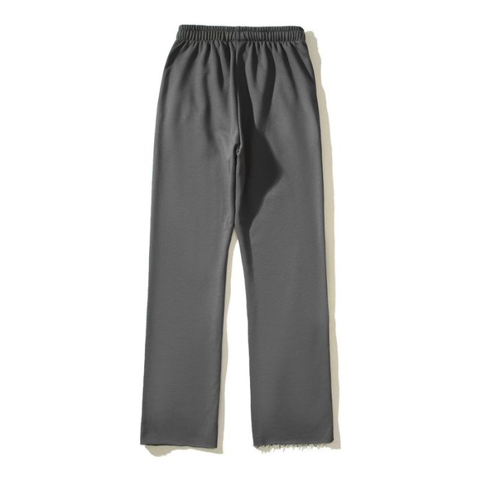[Buy more Save more]Gray Mud Print Vintage Flared Pants