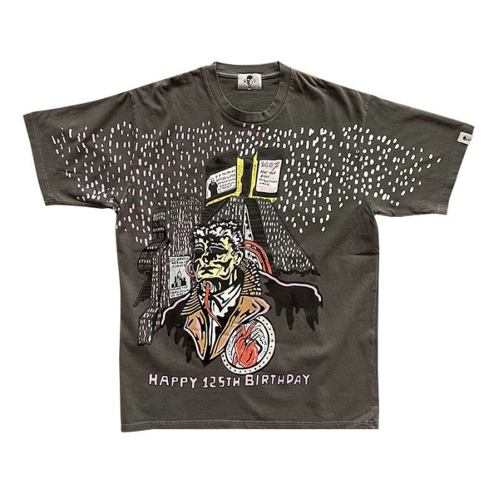 1:1 quality version Skeleton Men's and Women's Cotton tee