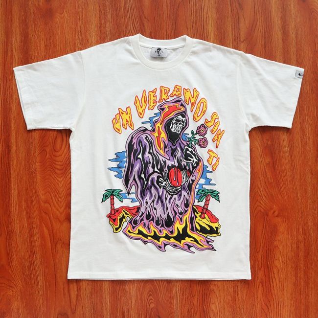 1:1 quality version Loose Apricot Short Sleeve T-Shirt