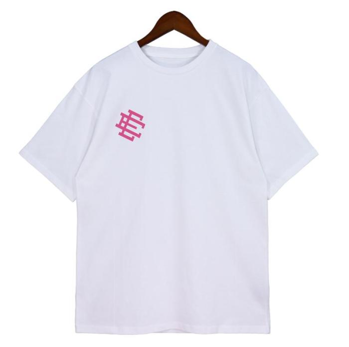White Double E Print Short Sleeve tee