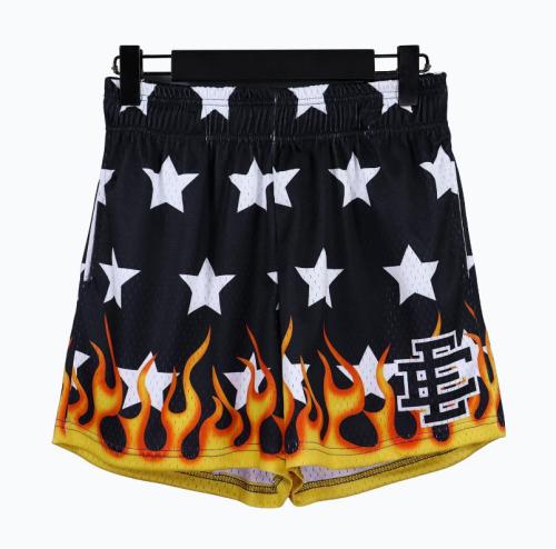 Flaming star print shorts