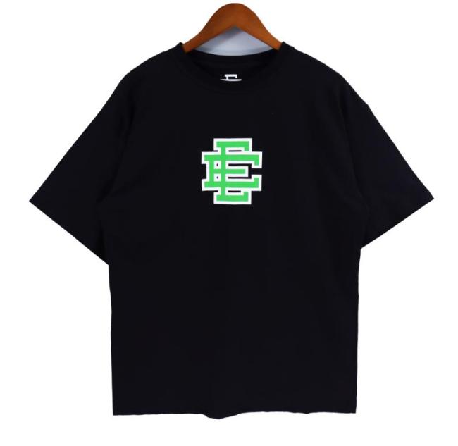 Double E Pure Black Printed Short Sleeve tee