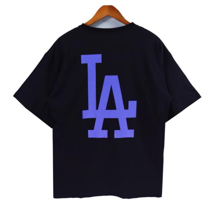 Double E Pure Black Printed Short Sleeve tee