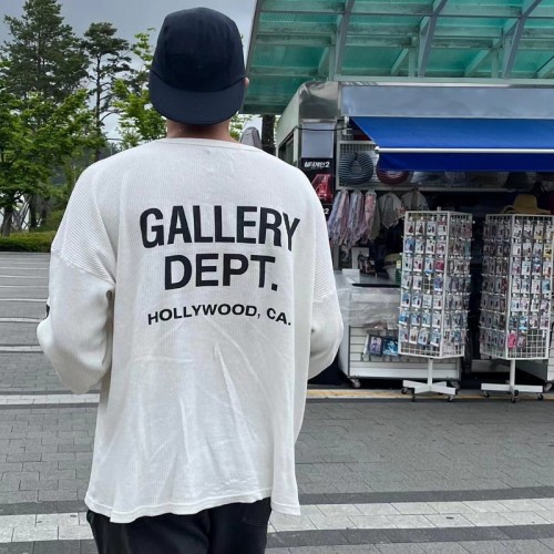 Two Color Capital Letter Long Sleeve tee 2 colors