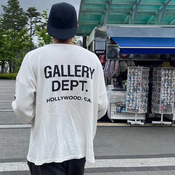 Two Color Capital Letter Long Sleeve tee 2 colors