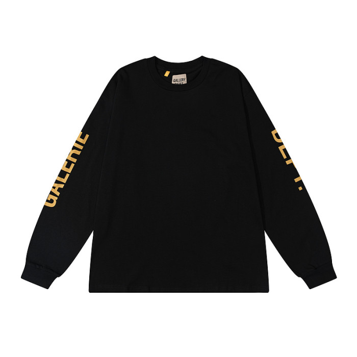 Solid Color Alphabet Printed Pullover long sleeve t-shirt 4 colors