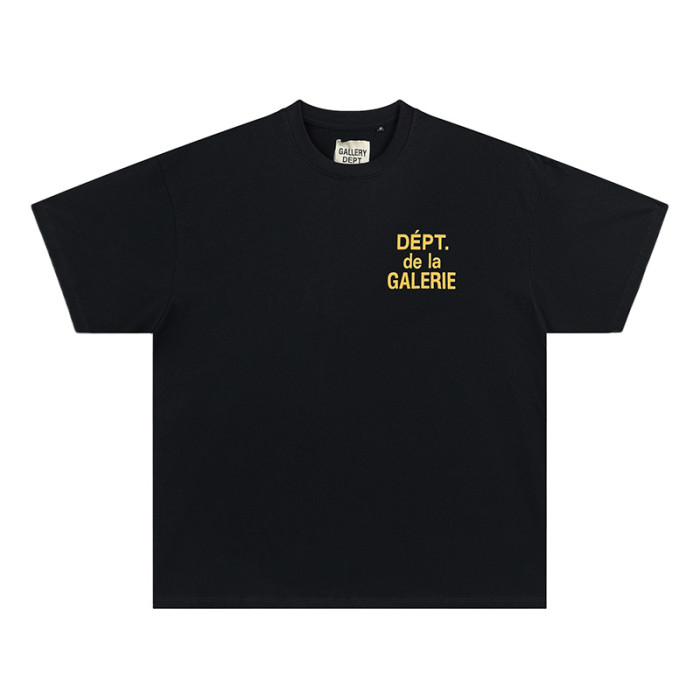 Solid Color Alphabet Printed Short Sleeve Tee 6 styles