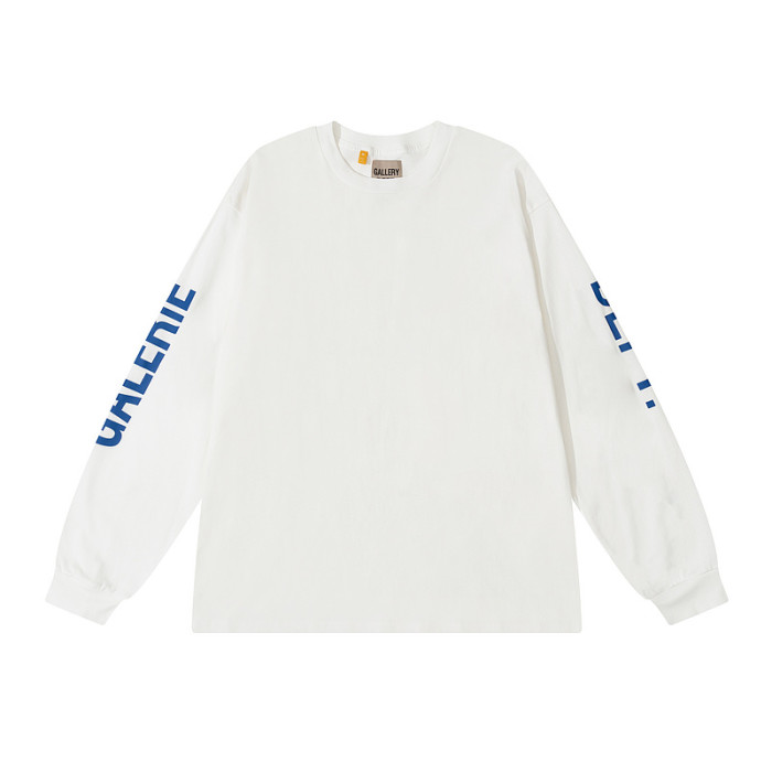 Solid Color Alphabet Printed Pullover long sleeve t-shirt 4 colors