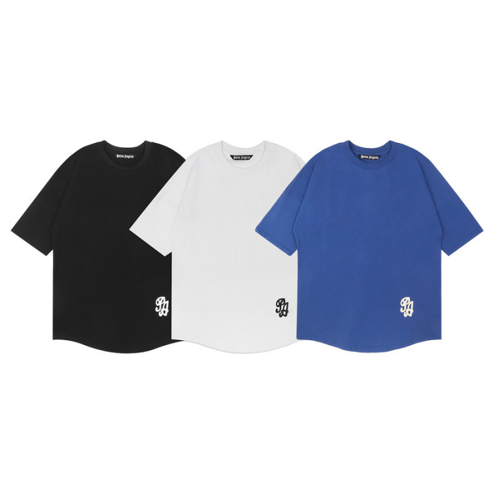 Tri-color Basic Print Short Sleeve