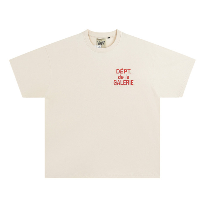 Solid Color Alphabet Printed Short Sleeve Tee 6 styles