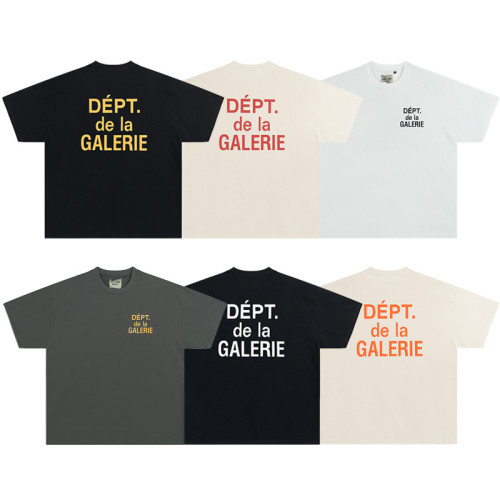 Solid Color Alphabet Printed Short Sleeve Tee 6 styles