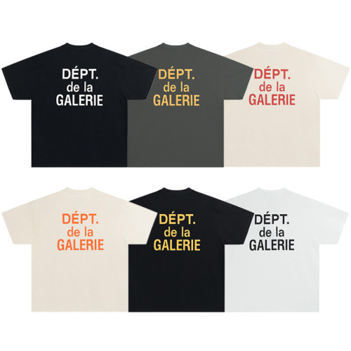 Solid Color Alphabet Printed Short Sleeve Tee 6 styles