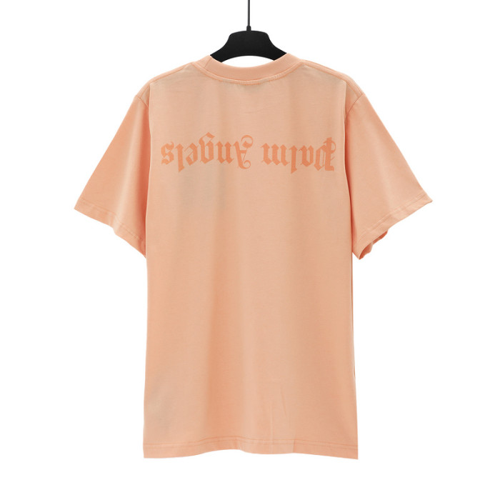 [buy more save more]Simple basic color print short sleeve