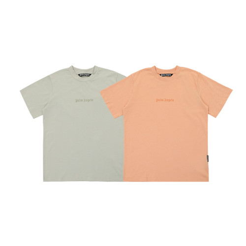 Simple basic color print short sleeve