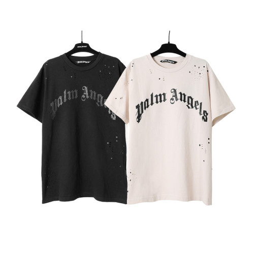 Reflective Printed Letter Short Sleeve