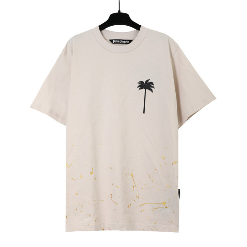 Lonely Coconut Graffiti Print Short Sleeve