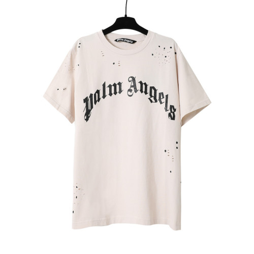 Reflective Printed Letter Short Sleeve