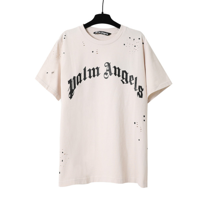 Reflective Printed Letter Short Sleeve