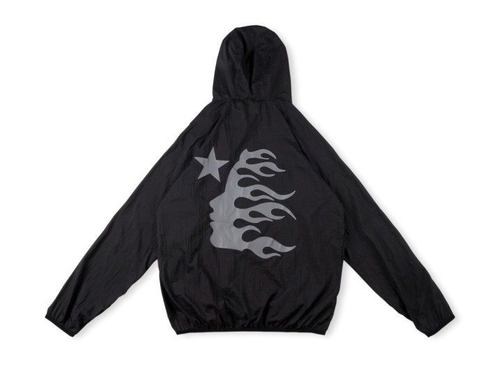 1:1 quality version Star Half Face Print Hoodie Sunscreen clothing