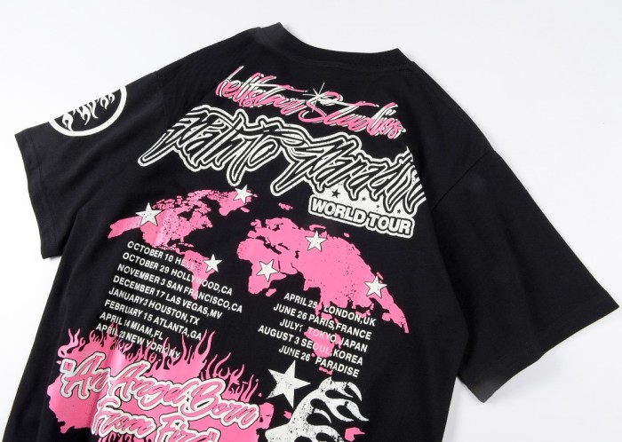 [buy more save more]1:1 quality version Fire Kids World Tour printed  tee