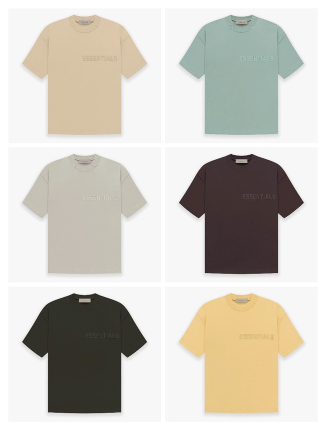[Big & Tall for weights up to 220 lbs]1:1 quality version Hiphop loose casual round neck printed tee 6 colors