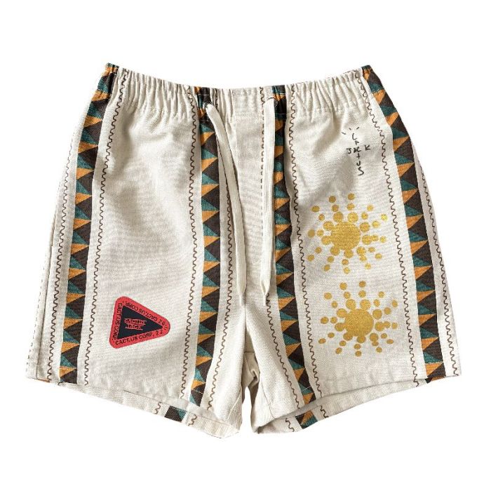 1:1 quality version Striped Casual Sweat Shorts