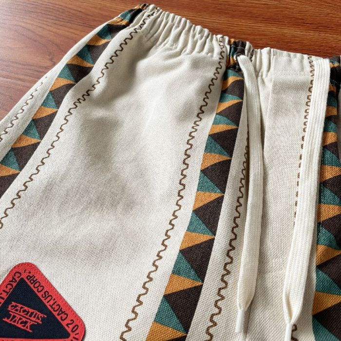 1:1 quality version Striped Casual Sweat Shorts