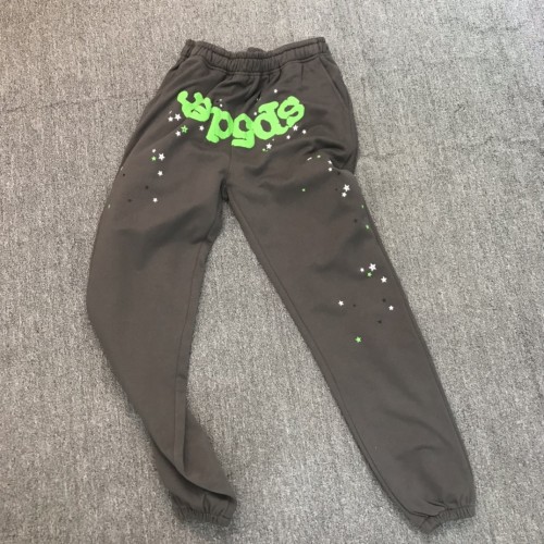 Positive Green Letter Print Pants