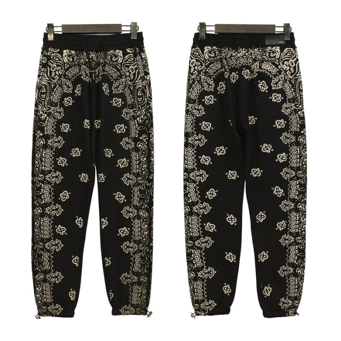 [Buy One Get One Free]  Cashew Dark Grain Print Sweatpants 3 colors