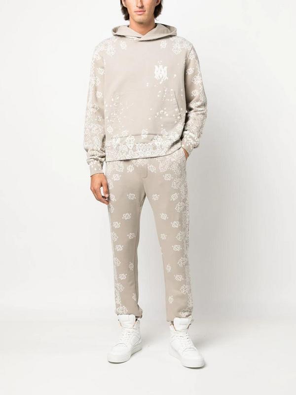 [Buy One Get One Free]  Cashew Dark Grain Print Sweatpants 3 colors