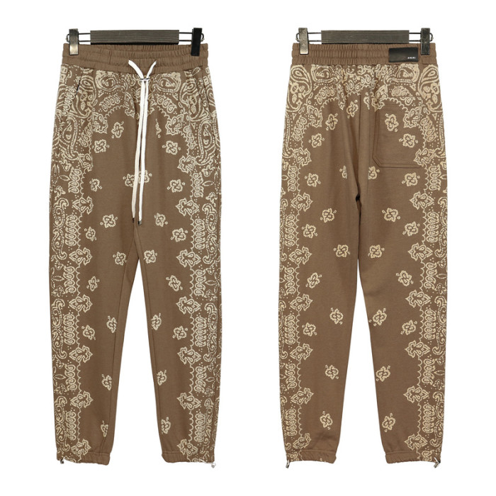 [Buy One Get One Free]  Cashew Dark Grain Print Sweatpants 3 colors