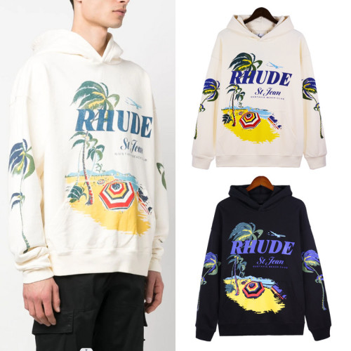 Beach Vacation Printed Pullover Sweatshirt 2 colors
