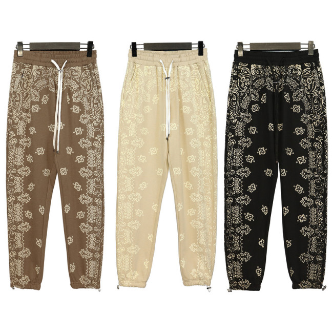 [Buy One Get One Free]  Cashew Dark Grain Print Sweatpants 3 colors