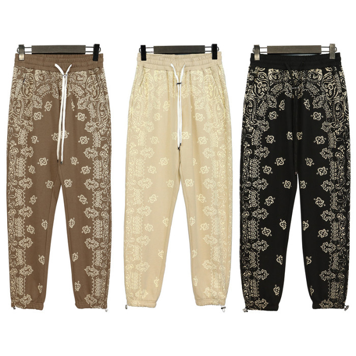 [Buy One Get One Free]  Cashew Dark Grain Print Sweatpants 3 colors