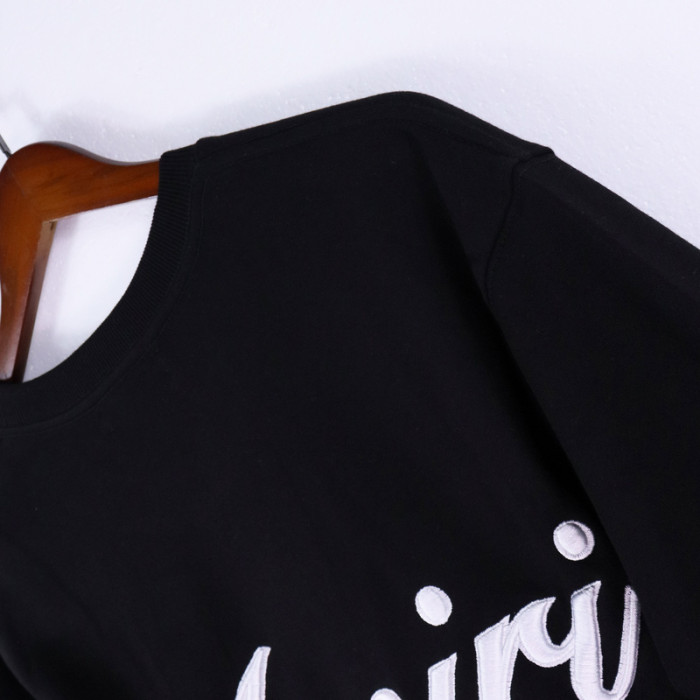 Hoodie with cursive letters on the back