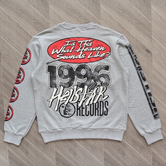 1:1 quality version screaming man big print sweatshirt