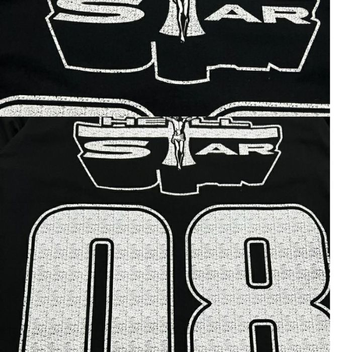 08 Spooky & NoisDigital Jersey Cross Aged Washed Short Sleeve tee
