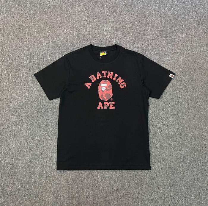 1:1 quality version Camouflage Letter Logo Print Short Sleeve Tee 4 styles